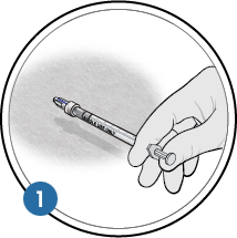 Hold syringe ﬂanges